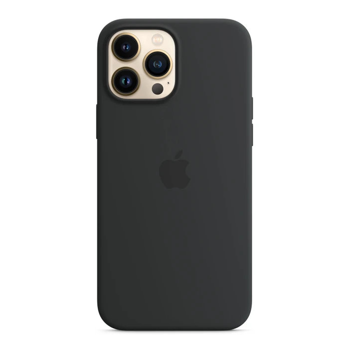 Apple Silikon Case mit MagSafe für iPhone 13 Pro Max Mitternacht