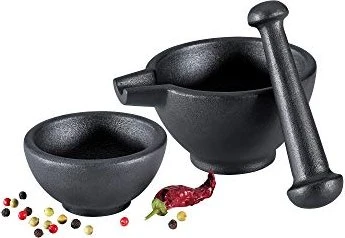 Zassenhaus Gusseisen Mörser-Set, 3-tlg.