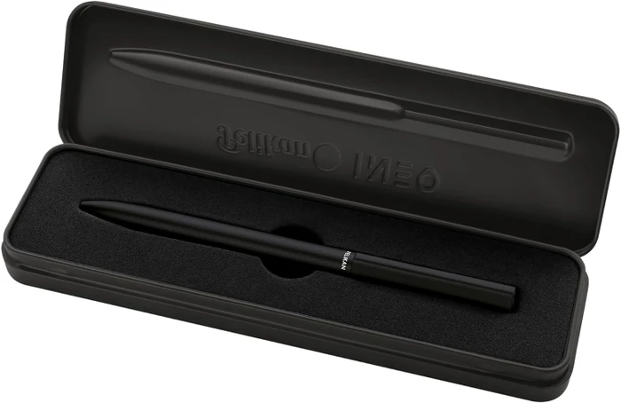 Pelikan Ineo Elements K6 Kugelschreiber black rock, Metalletui