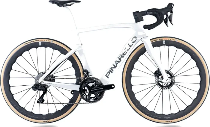 Pinarello Dogma F Dura Ace Di2 edge crystal white