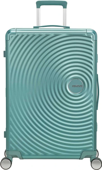 American Tourister Soundbox Spinner Alu L dusty turquoise