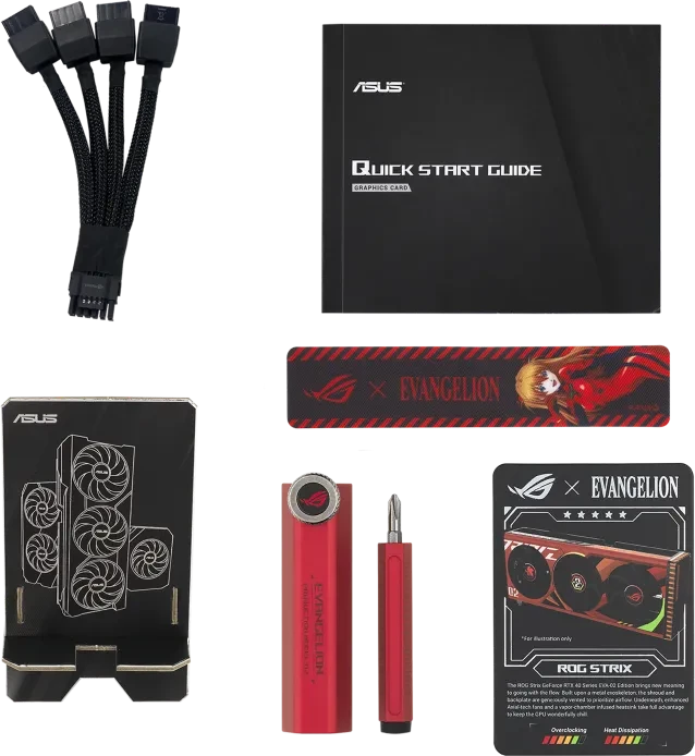 ASUS ROG Strix GeForce RTX 4090 OC EVA-02 Edition, ROG-STRIX-RTX4090-O24G-EVA-02-EDITION, 24GB GDDR6X, 2x HDMI, 3x DP