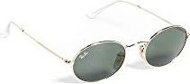 Ray-Ban RB3547 Oval 51mm polished gold/green