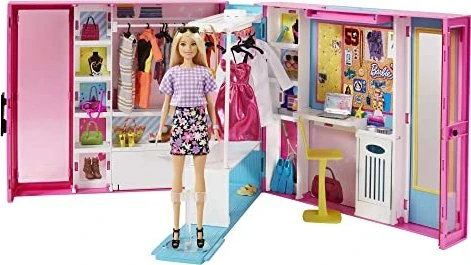 Mattel Barbie - Fashionistas Traum Kleiderschrank ausklappbar