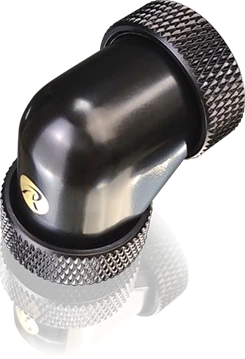 Raijintek Pelias D140906 L-Verbinder 90° 14mm, schwarz, 6er-Pack