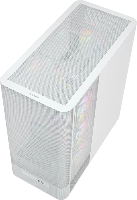 Modecom Volcano AQ400 ARGB White, Glasfenster