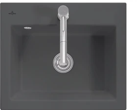 Villeroy & Boch Subway 60 S Einbau Becken mittig graphite