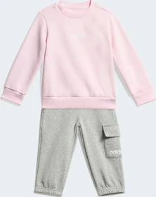 adidas Essentials Climacool Kids Trainingsanzug clear pink/white (Junior)