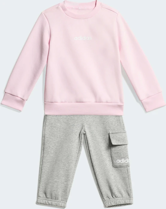 adidas Essentials Climacool Kids Trainingsanzug clear pink/white (Junior)