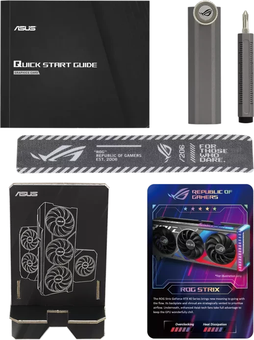 ASUS ROG Strix GeForce RTX 4060 Ti OC, ROG-STRIX-RTX4060TI-O8G-GAMING, 8GB GDDR6, HDMI, 3x DP