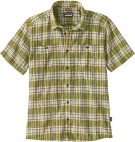 Patagonia Back Step Hemd kurzarm sunlight/graze green (Herren)