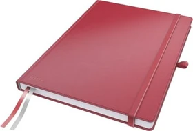Leitz Complete Notizbuch, A4, kariert, Hardcover, rot, 80 Blatt