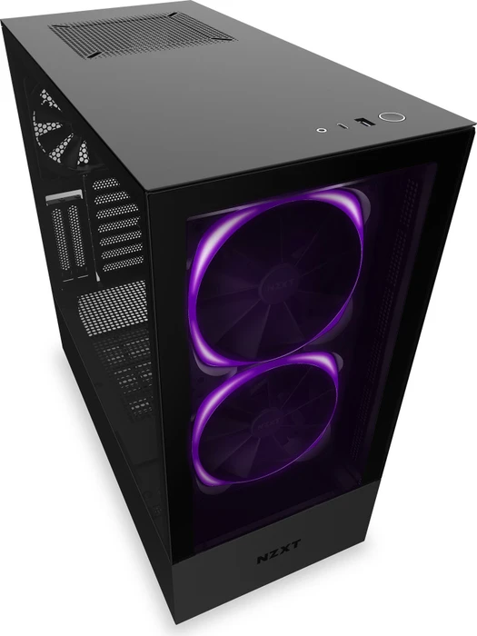 NZXT H510 Elite, schwarz, Glasfenster