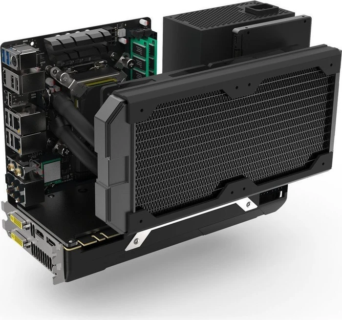 Streacom DA2, schwarz, Mini-ITX