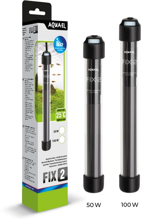 Aquael FIX 2, Fixtemperatur-Heizstab, 100W