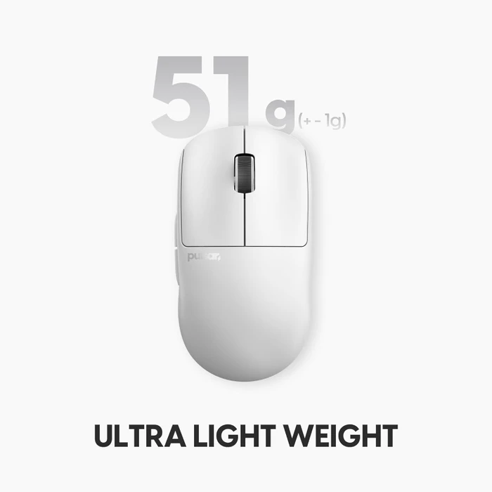 Pulsar Gaming Gears X2 v3 Mini Wireless weiß, USB