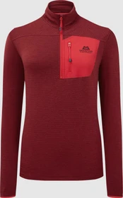 Mountain Equipment Lumiko Zip Funktionsshirt langarm rhubarb/capsicum (Damen)
