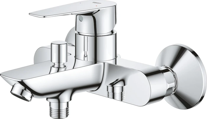 Grohe BauEdge Einhand-Wannenbatterie 1/2" chrom
