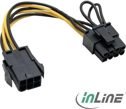 InLine PCI Express 6-Pin auf PCI Express 8-Pin