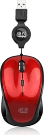 Adesso iMouse S8R Illuminated Retractable Mini Mouse schwarz, USB