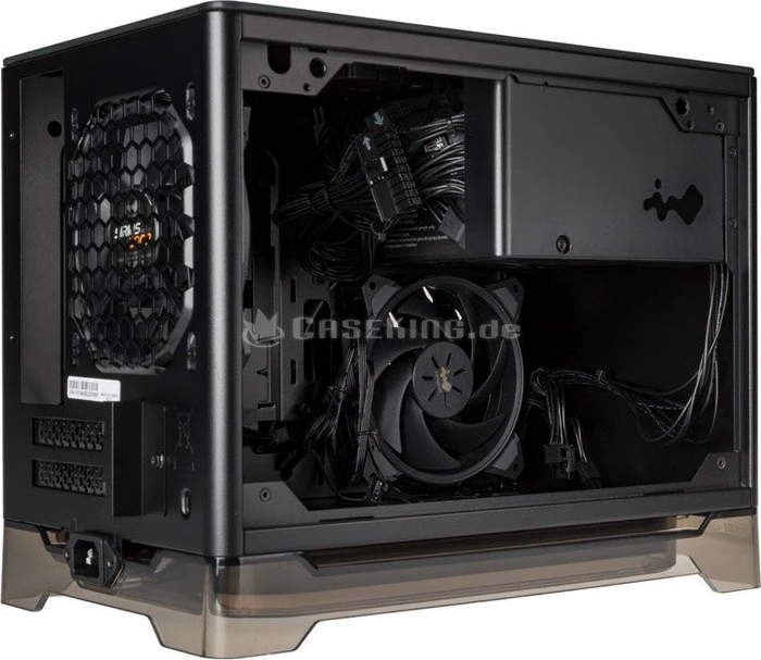 In Win A1 Plus, schwarz, Glasfenster, Mini-ITX, 650W