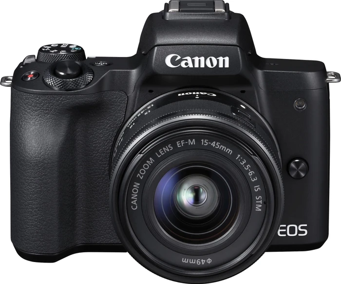 Canon EOS M50 schwarz mit Objektiv EF-M 15-45mm 3.5-6.3 IS STM
