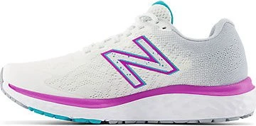 New Balance Fresh Foam 680v9 white/quartz grey/virtual blue (Damen)