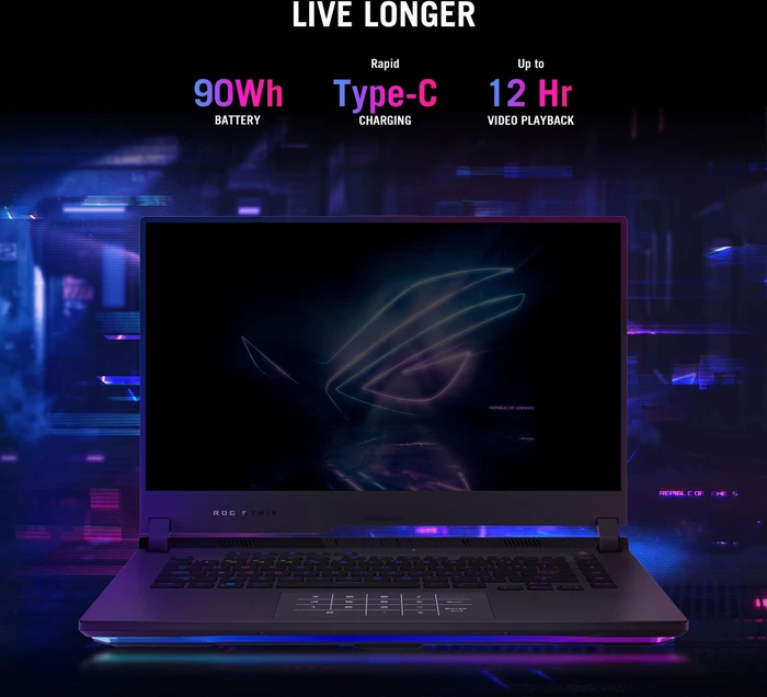 ASUS ROG Strix G15 G513QR-HN879, Eclipse Gray, Ryzen 9 5900HX, 16GB RAM, 1TB SSD, GeForce RTX 3070, DE