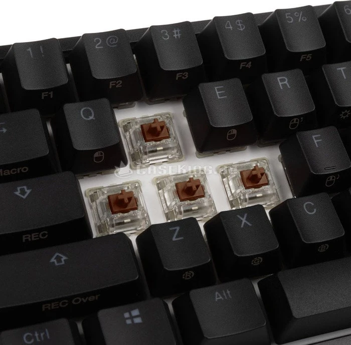 Ducky One 2 Mini RGB PBT, LEDs RGB, schwarz, MX RGB BROWN, USB, US