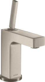 Hansgrohe Axor Citterio 110 Waschbeckenarmatur mit Ablauffernbedienung brushed nickel