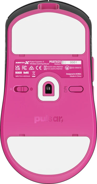 Pulsar Gaming Gears Pro Series Susanto-X Medium Wireless Gaming Mouse schwarz/violett, USB
