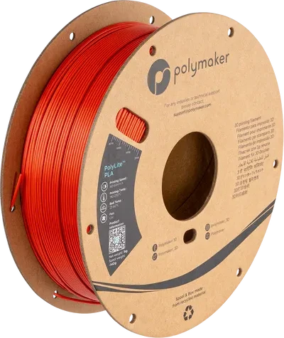Polymaker Panchroma Silk PLA, rot, Spule, 1.75mm, 1.00kg