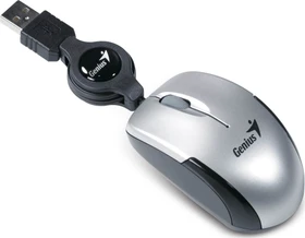 Genius Micro Traveler V2 Mouse silber, USB (31010125106)