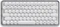 Rapoo Ralemo Pre 5 Multi-mode, weiß, LEDs weiß, BLUE Switches, USB/Bluetooth, DE Vorschaubild