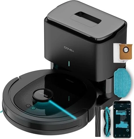 Cecotec Conga 8490 Ultimate Ultra Power Home Saug-/Wischroboter inkl. Absaugstation