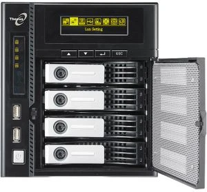 Thecus N4200Eco, 1GB RAM, 2x RJ-45 1000Base-T, 6x USB-A 2.0