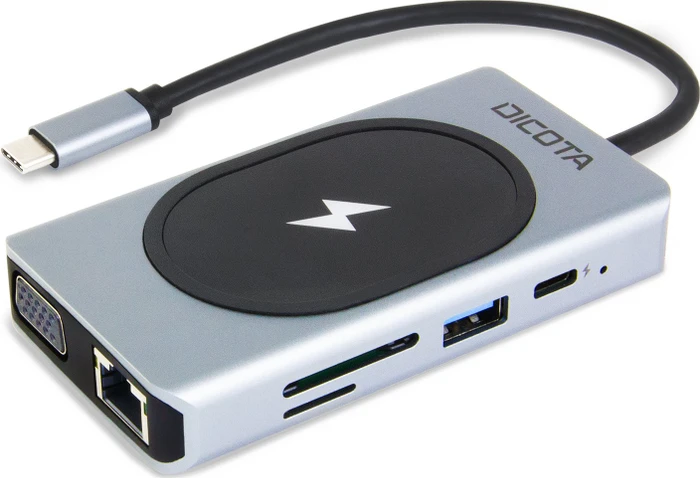 Dicota USB-C 10-in-1 Charging Hub 4K, USB-C 3.0 [Stecker]