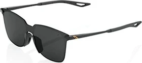 100% Legere Square polished black/smoke lens