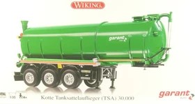 Wiking Kotte Tanksattelauflieger garant TSA 30.000 laubgrün