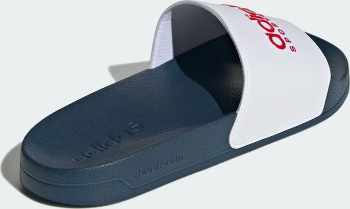 adidas Shower Adilette cloud white/better scarlet/team navy blue 2