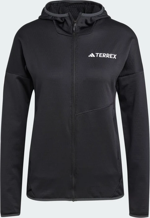 adidas Terrex Xperior Climawarm Light Fleece Hooded Jacke schwarz (Damen)