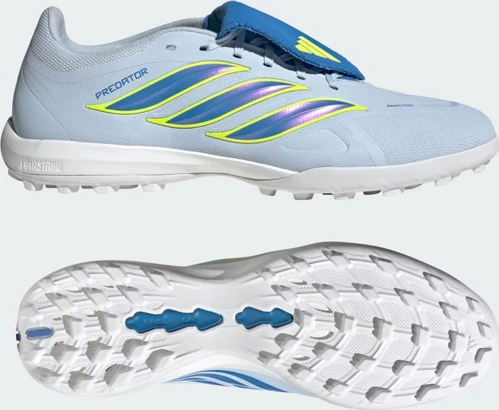 adidas Predator League Fold-Over Tongue TF crystal sky/ray blue/team solar yellow 2
