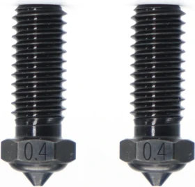 QIDI Druckdüse Stahl gehärtet für X-Smart 3/X-Plus 3/X-Max 3/Q1-Pro 2er-Set, 0.4mm, 2er-Pack