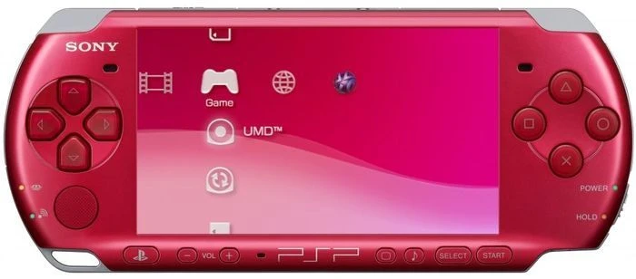 Sony PlayStation Portable Grundgerät Slim & Lite, Radiant Red