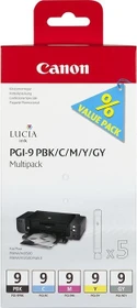 Canon Tinte PGI-9PBK/C/M/Y/GY Multipack