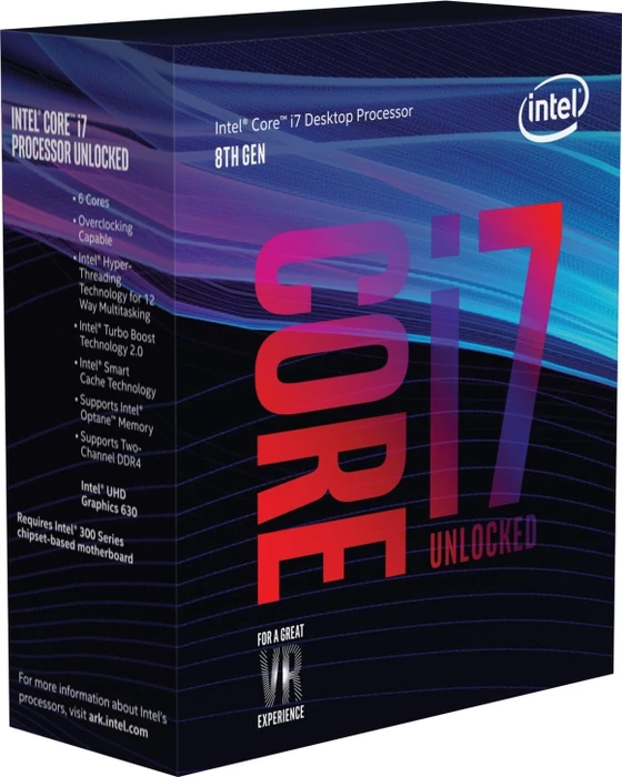 Intel Core i7-8700K, 6C/12T, 3.70-4.70GHz, boxed ohne Kühler