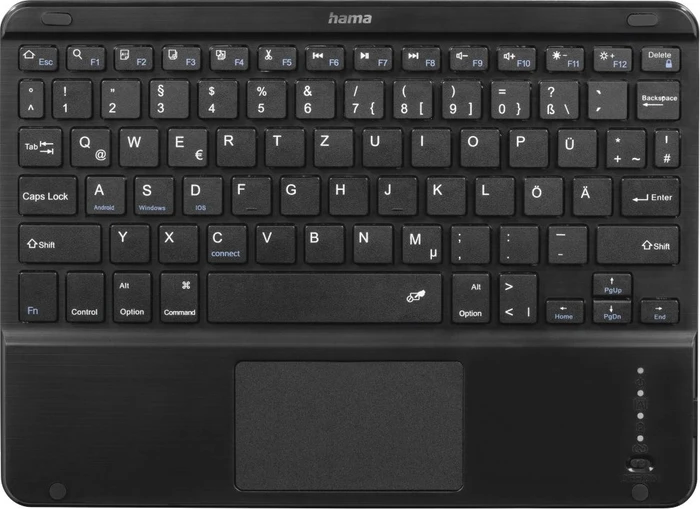 Hama Tablet Case Premium mit Tastatur 9.5-11", schwarz