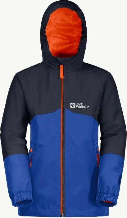 Jack Wolfskin Boys Iceland 3in1 Funktionsjacke active blue (Junior)