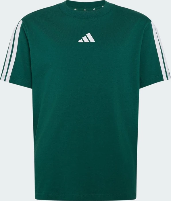 adidas Essentials T-Shirt kurzarm collegiate green/white (Junior)