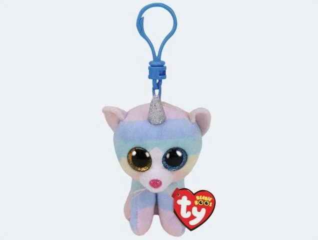 TY Beanie Boos Clip Heather Schlüsselanhänger 7cm